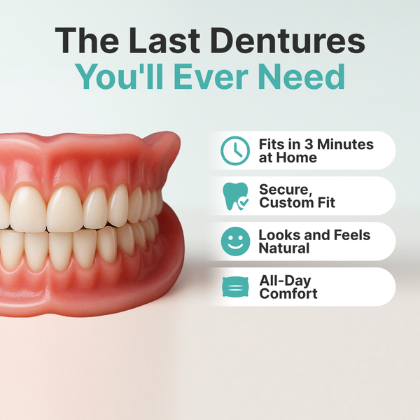Instant Dentures | Natural Look, Comfortable Wear, Secure Fit, All-Day Confidence